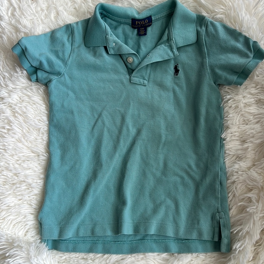POLO RALPH LAUREN Greeb Polo Shirt Size 4T